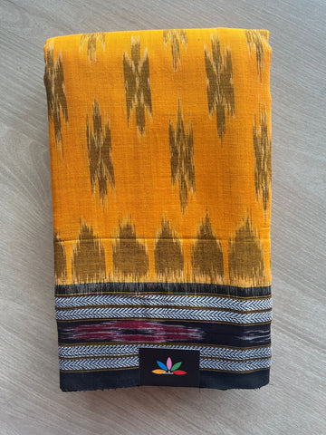 Handloom Orissa Ikkat Cotton Saree (Without blouse) - 32062