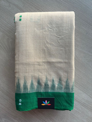 Handloom Orissa Ikkat Cotton Saree (Without blouse) - 32071