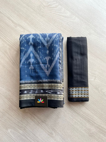 Orissa Ikkat Handloom Cotton Saree -11955