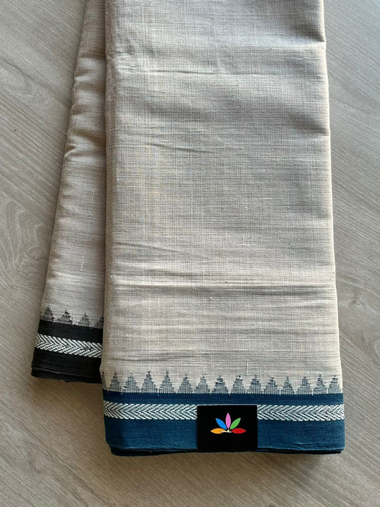 Handspun Ponduru Cotton Saree -13035