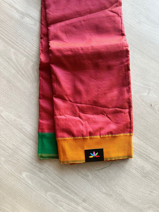 Simple Poly Cotton Saree -12864