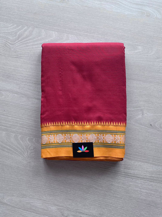 Simple Poly Cotton Saree -12866