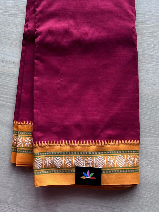 Simple Poly Cotton Saree -12866