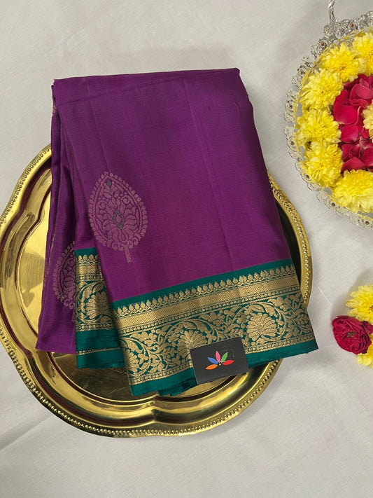 Exclusive Zari Woven Butta Handloom Pure Soft Silk Saree-7757