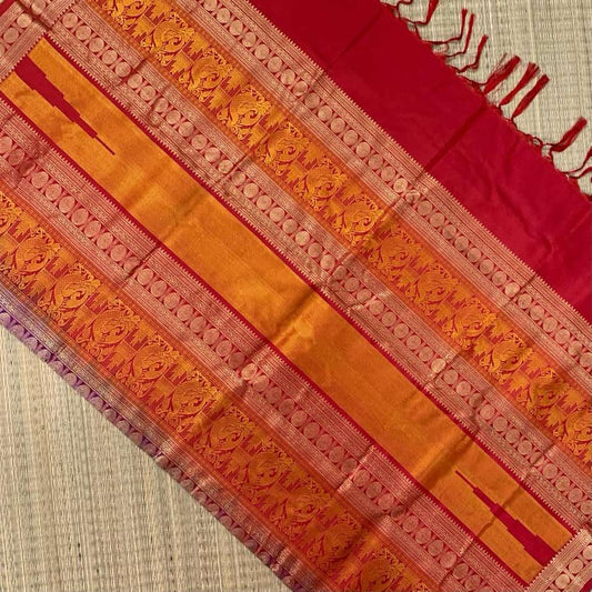 Handwoven Pure Kancheevaram Silk Saree-1529