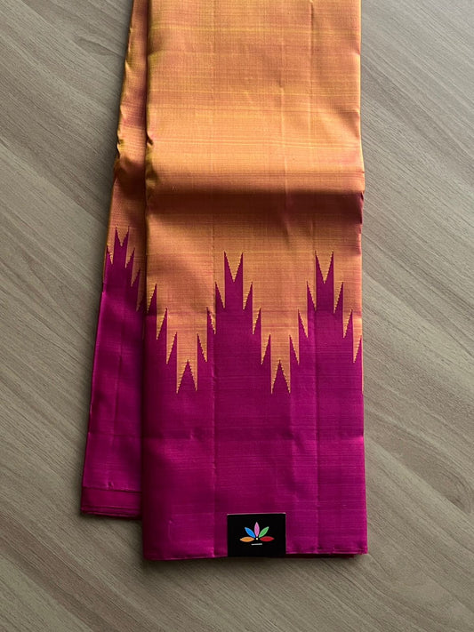 Thazhampoo Border Handloom Arani Pure Silk Saree-13975