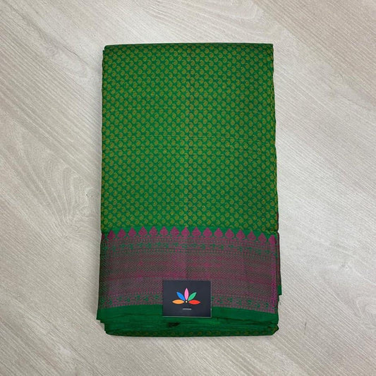 Pure Handloom with All Over Butta and Thread Woven Border Saree -3526