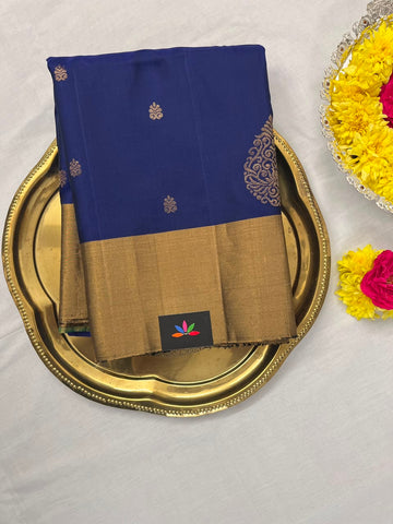 Exclusive Zari Woven Butta Handloom Pure Soft Silk Saree-7756