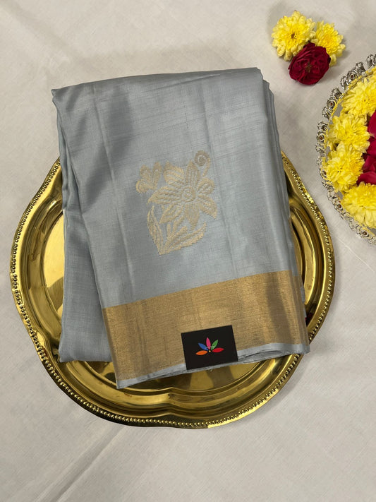 Exclusive Zari Woven Butta Handloom Pure Soft Silk Saree-7760