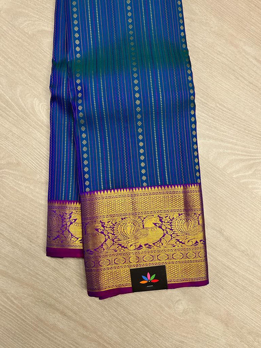 Handwoven Traditional Annam Border Kancheevaram Silk Saree -103