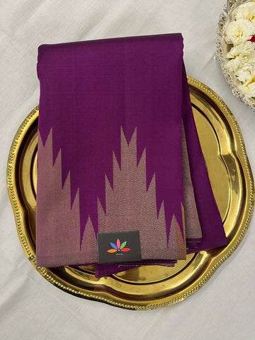 8 Kol Thazhampoo Border Handloom Pure Silk Saree -115