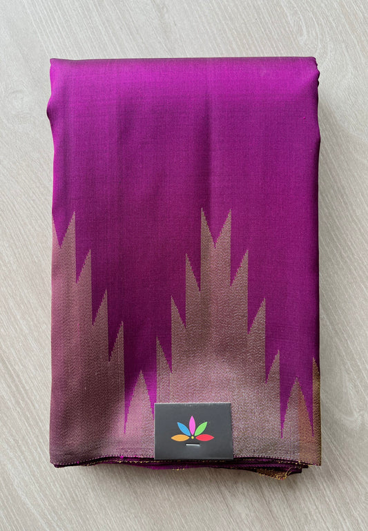 8 Kol Thazhampoo Border Handloom Pure Silk Saree -115