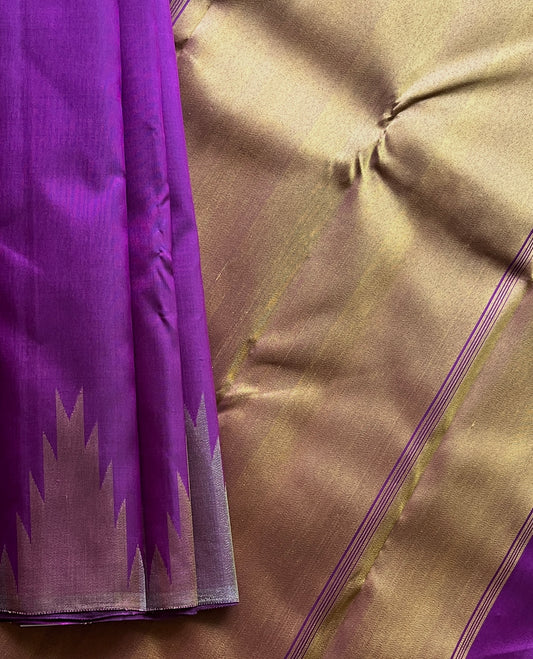 8 Kol Thazhampoo Border Handloom Pure Silk Saree -115
