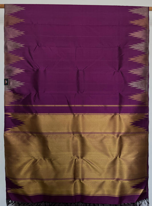 8 Kol Thazhampoo Border Handloom Pure Silk Saree -115