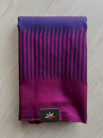 8 Kol Seepu Reku Traditional Handloom Kancheevaram Pure Silk Saree -129