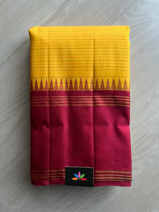 Korvai Border Handloom Pure Kancheevaram Silk Saree -140