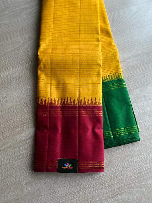 Korvai Border Handloom Pure Kancheevaram Silk Saree -140