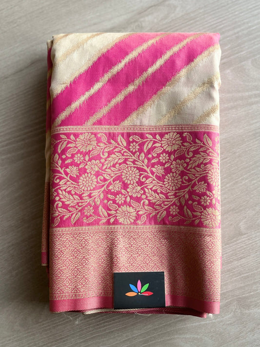 Woven Border Pat (Assam) Silk Saree -8601