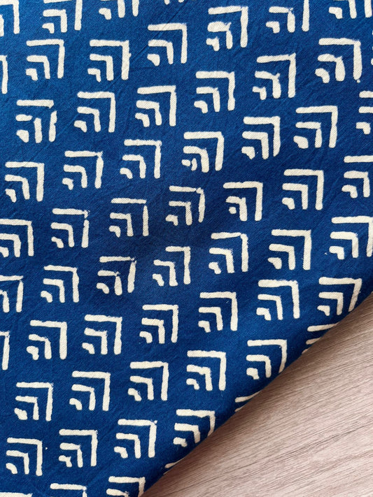 Handblock Printed Soft Cotton Running Fabric