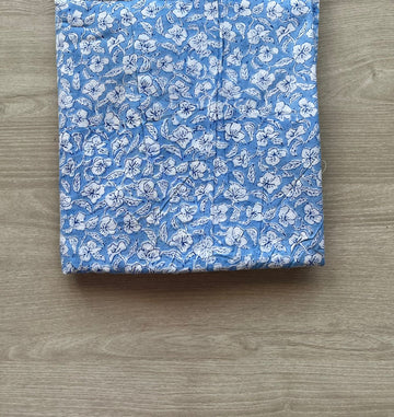 Handblock Printed Soft Cotton Running Fabric