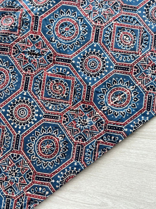 Handblock Printed Soft Cotton Running Fabric