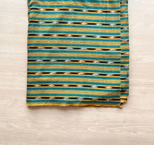 Ikkat Woven Cotton Running Fabric