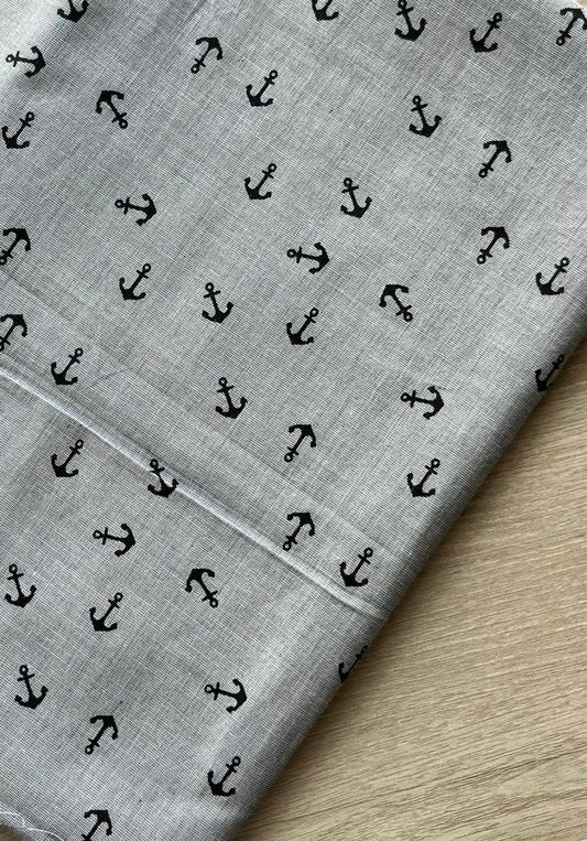 Handblock Printed Soft Cotton Running Fabric