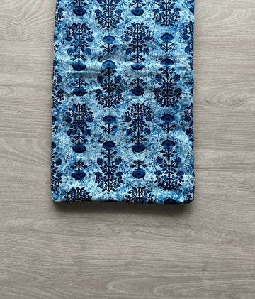 Handblock Printed Soft Cotton Running Fabric