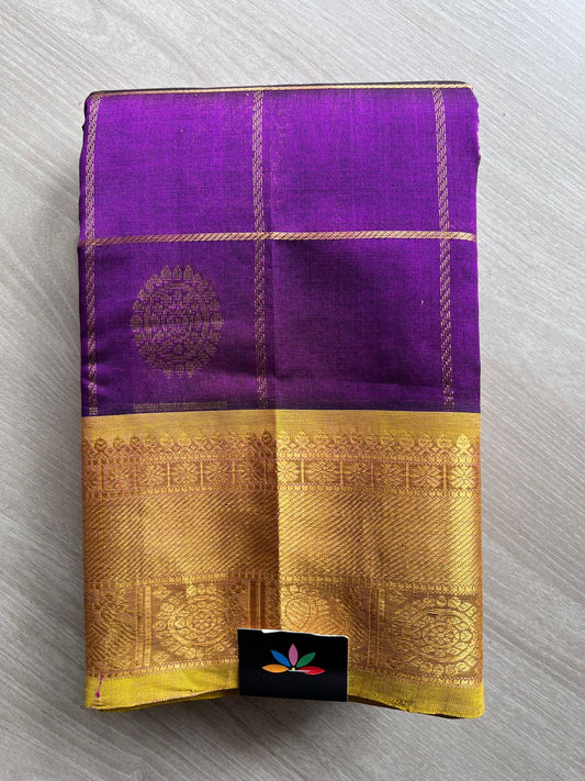 Mayil Chakram Handloom Silk Cotton Saree - 27945
