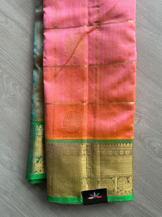 Mayil Chakram Handloom Silk Cotton Saree - 27947
