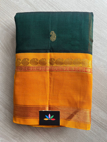 Mango Butta Korvai Silk Cotton Saree - 27955