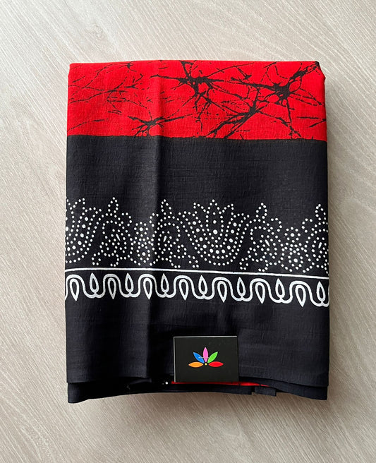 Screen Printed Mul Cotton Saree-6659-6661