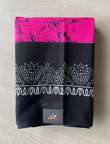 Screen Printed Mul Cotton Saree-7143-7144