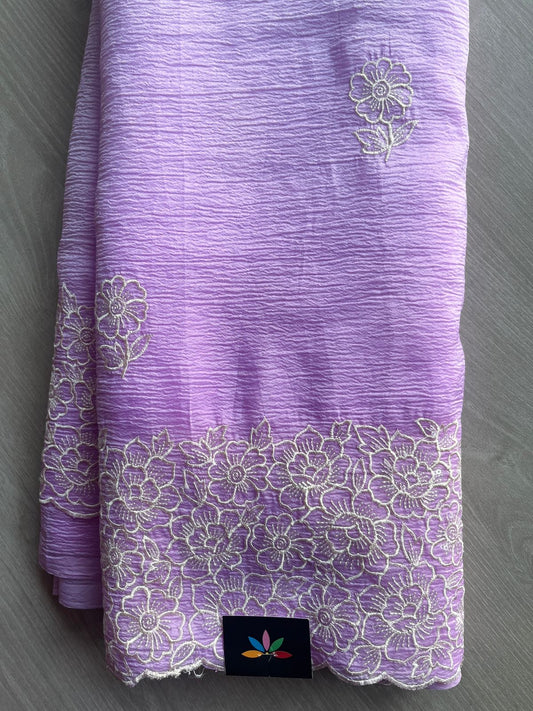 Gradient Designer Semi Organza Saree -23376