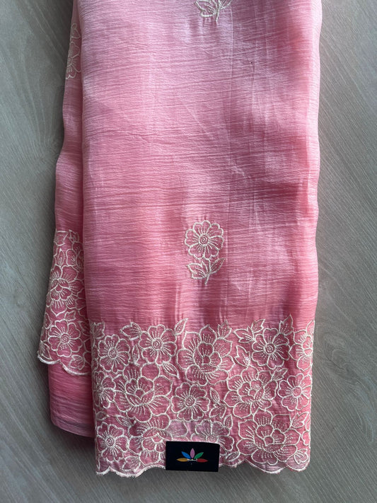 Gradient Designer Semi Organza Saree -23377