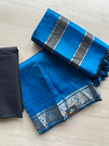 Handloom Mangalagiri Unstitched 3 Piece Set - 33250