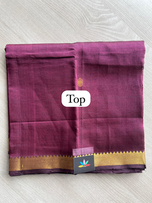 All Over Butta Mangalagiri Silk Cotton 3 Piece Unstitched Suit Set - 33253