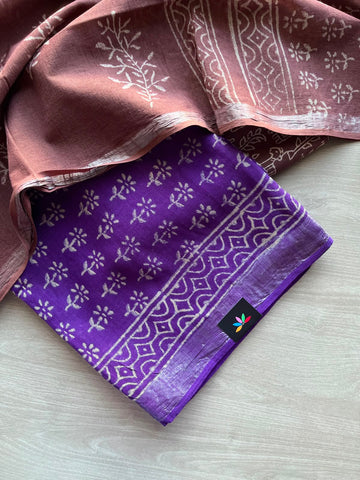 Linen Cotton Unstitched Suit Set with Cotton Duppata - 35184