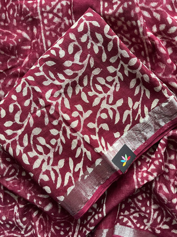 Linen Cotton Unstitched Suit Set with Cotton Duppata - 35948