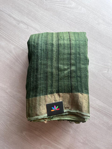 Handwoven Ghicha Silk Saree -9720