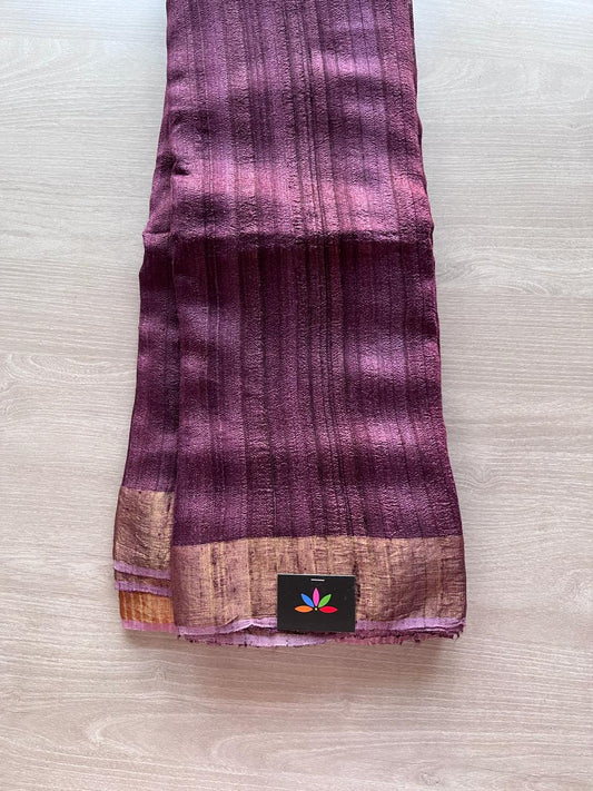 Handwoven Ghicha Silk Saree -9721