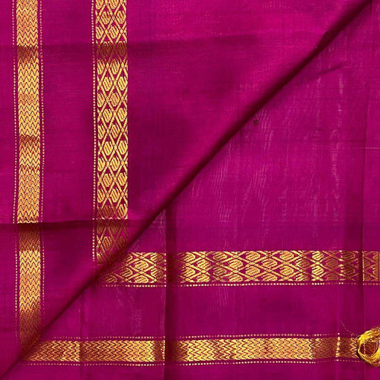 Handwoven Gadwal Pure Silk Saree -3842